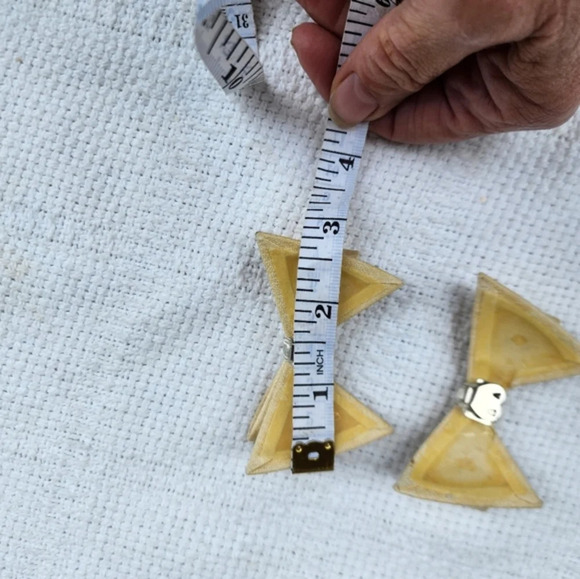 Vintage Rhinestone‎ shoe bow clips - Picture 4 of 4